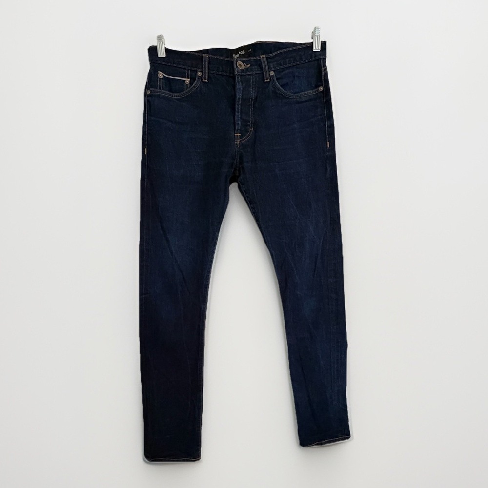 Frank & Oak Cooper Jeans Men's 32x32 Slim Straight Selvedge Denim Made in Canada